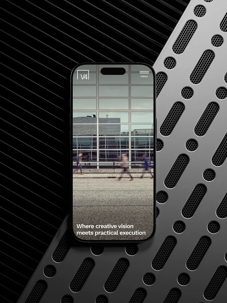 V4 Architects Website Mockup