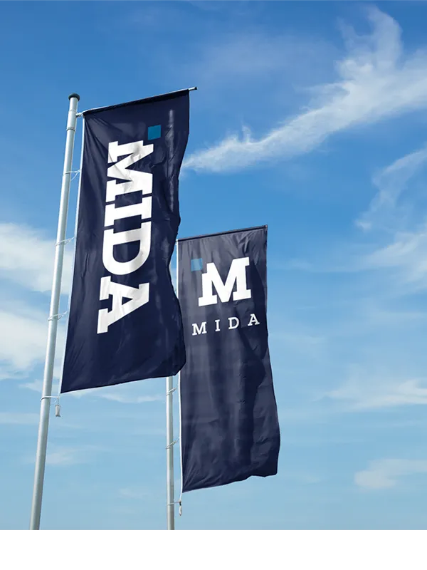 Home Builder Flags in the Ground