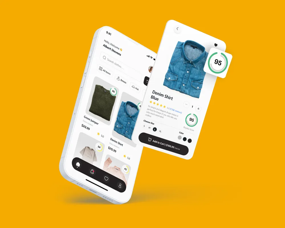 Climatetech website on device