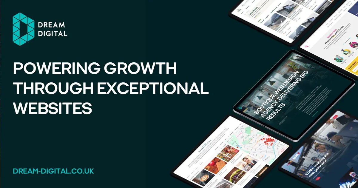 Websites on a screen