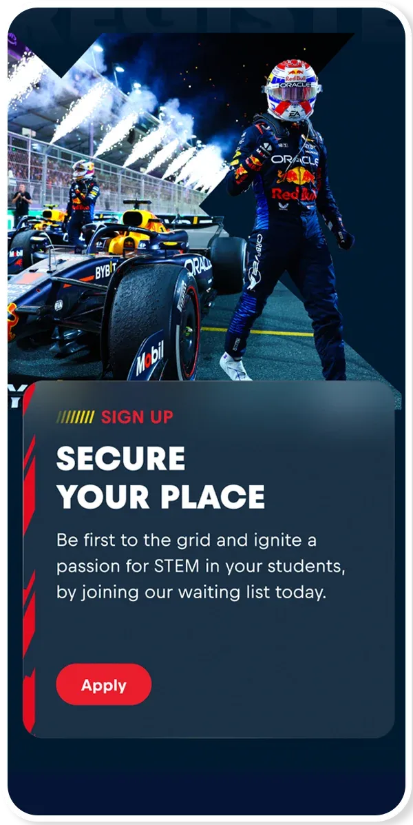 Phone showing mobile website screen