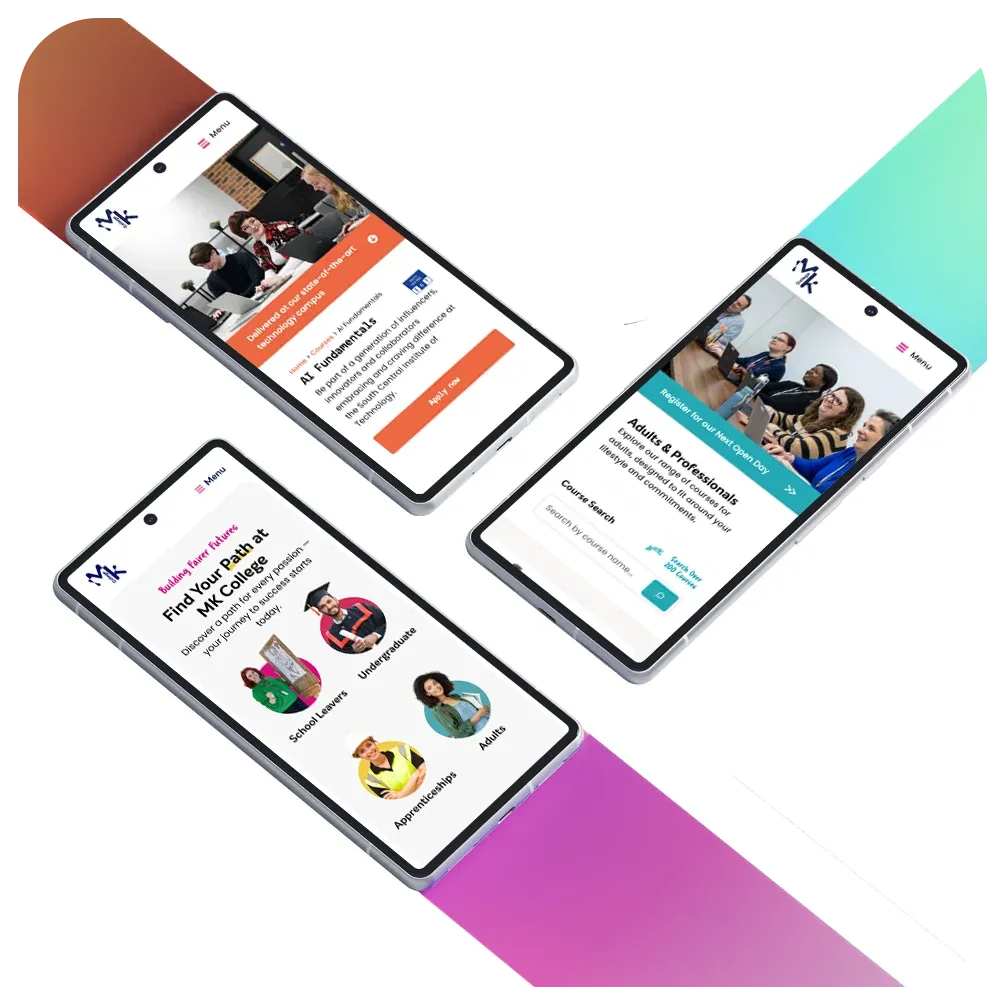 WordPress Site for MK College