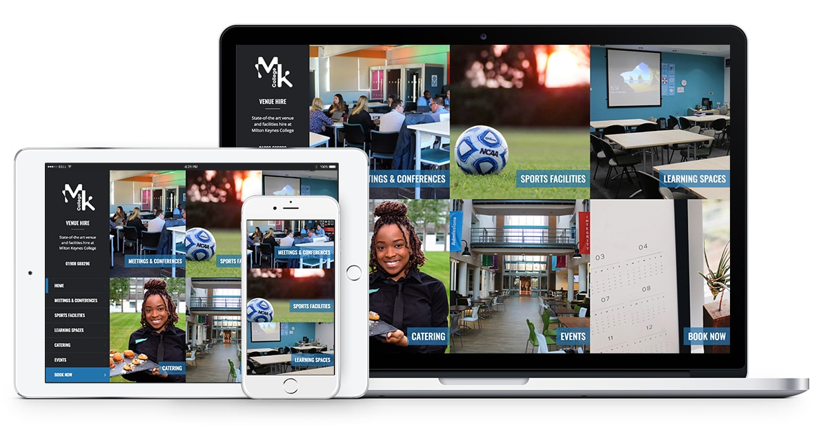 Website example for Milton Keynes Based Business