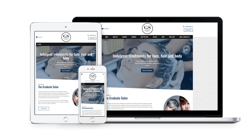 Website example for Milton Keynes Based Business